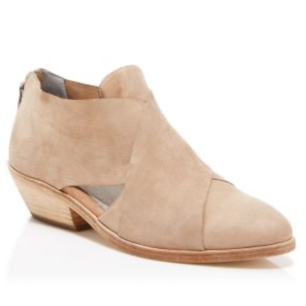 Eileen Fisher Cluster Cutout Suede Bootie